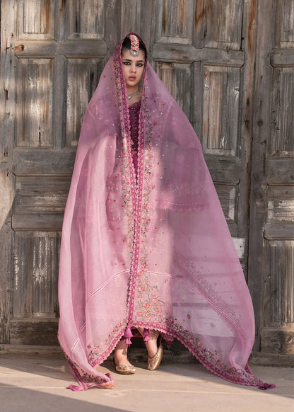 Hussain Rehar Luxury Lawn Embroidered Suit GULPOSH