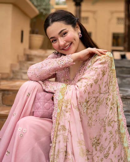 AYA Embroidered Luxury Lawn Unstitched 3Pc Suit - ASJA