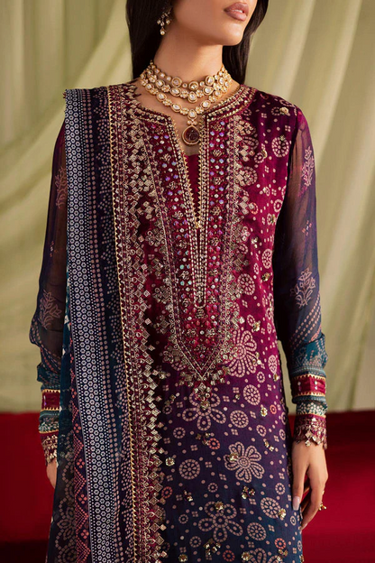 Nureh Luxury Lawn Embroidered 3 Pc Unstitched Collection JUGNI