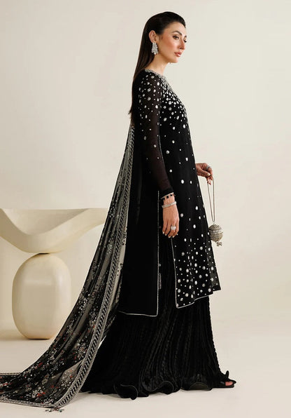 Jazmin Luxury Chiffon Embroidered 3Pc Unstitched Suit