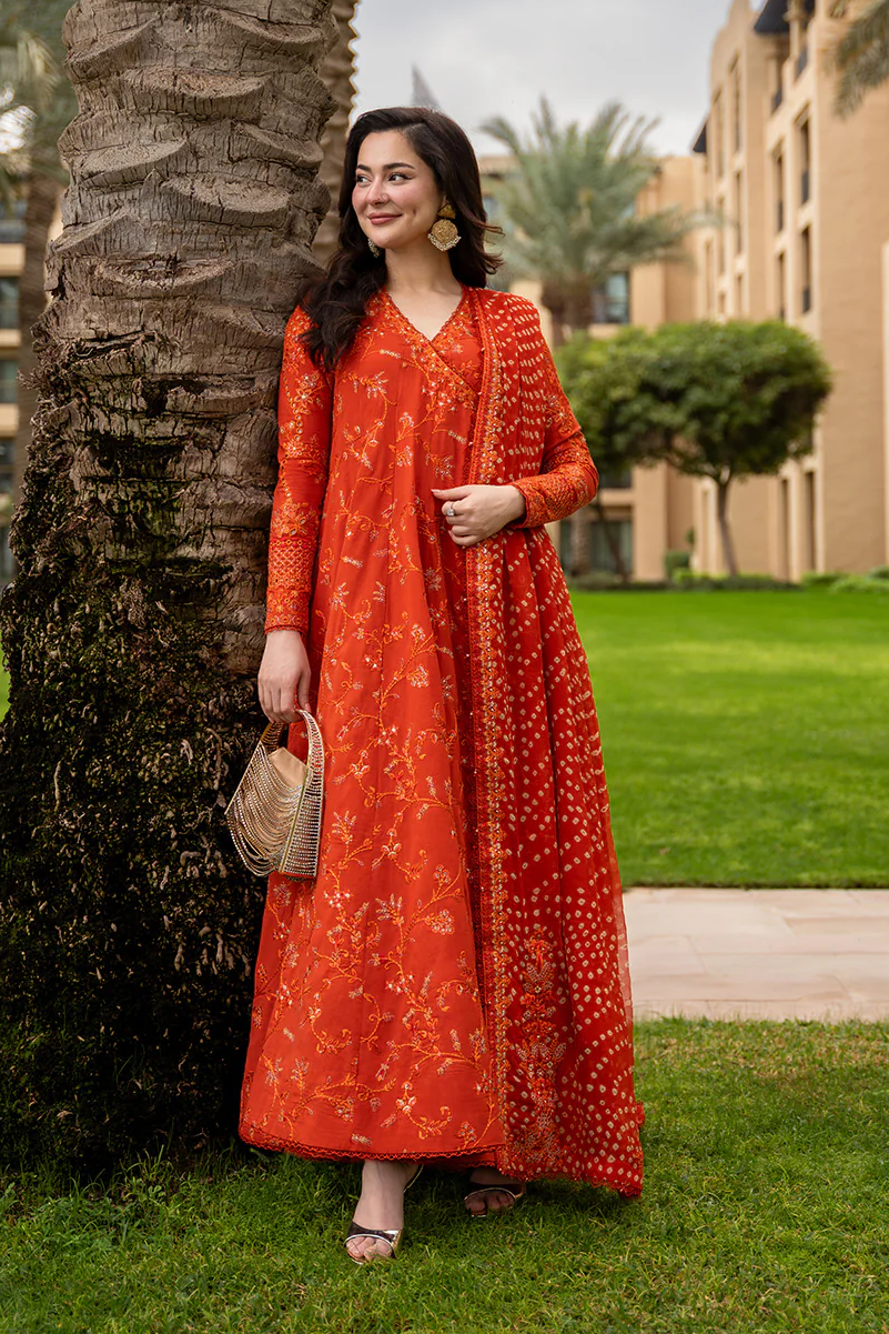 Denisa Chunri Duppatta3 Pc Luxury Lawn Embroidered