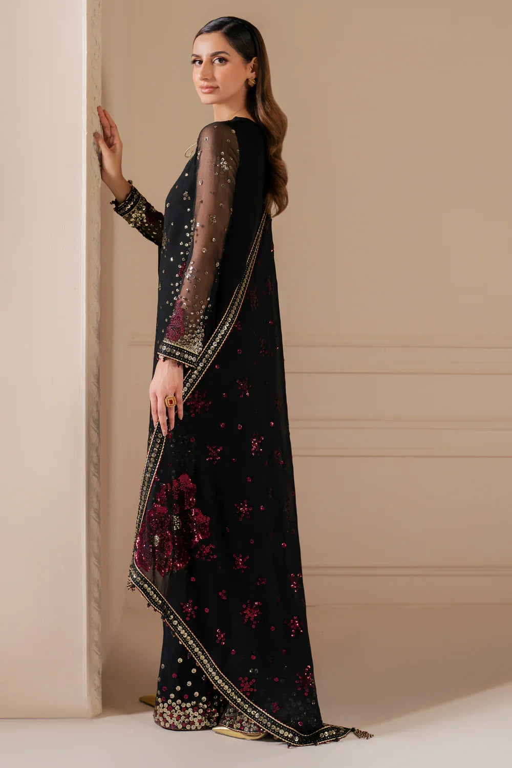 Jazmin Luxury Chiffon Embroidered Collection Unstitched