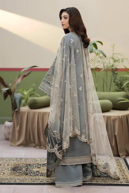 Imrozia Luxury Embroidered Organza 3Pc Unstitched Suit Sukoon