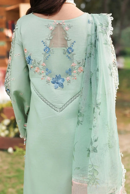 Sardinia - Luxury Lawn Embroidered 3 Piece Unstitched - SUMMER SAGE