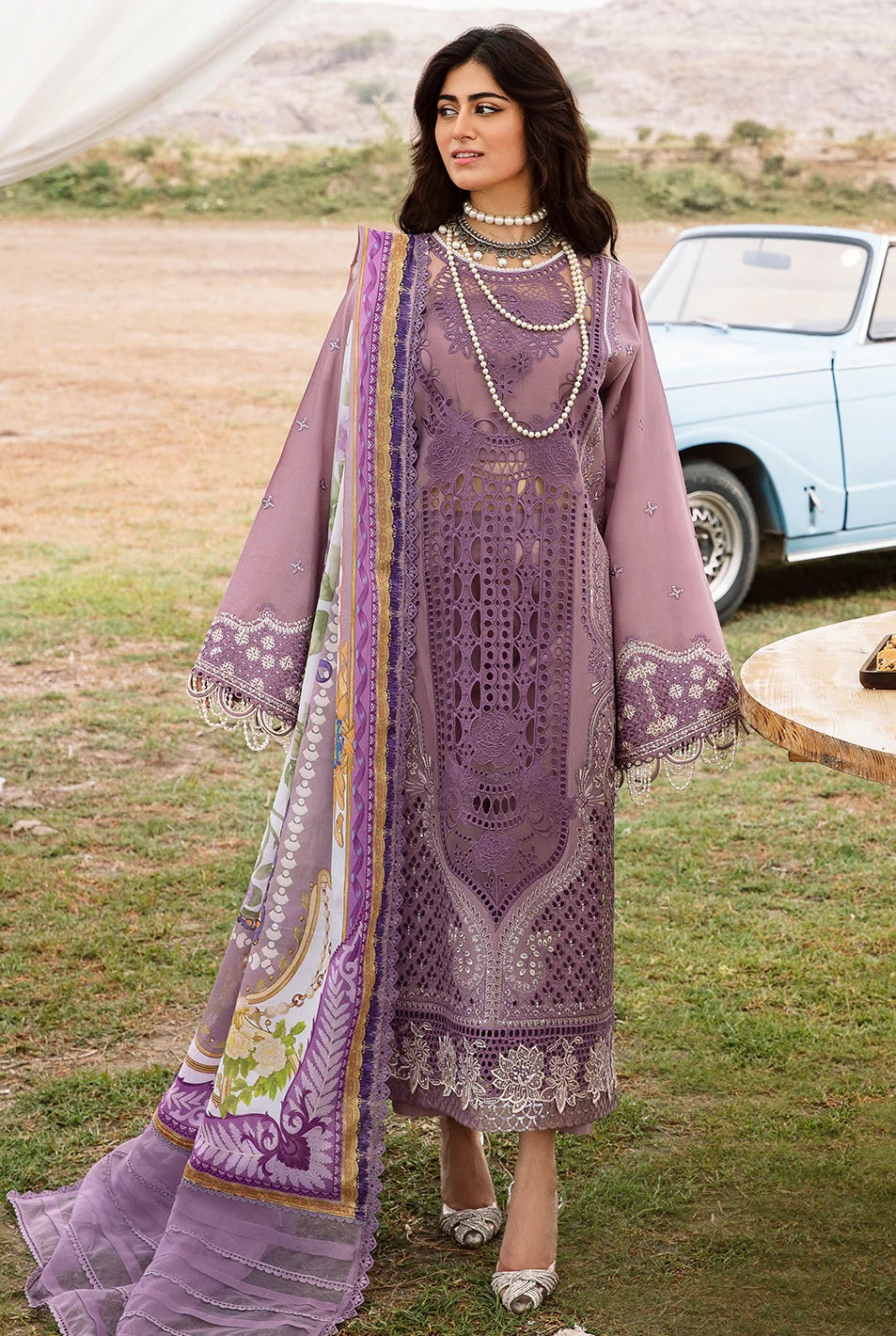 Bin Ilyas - Luxury Lawn Embroidered Unstitched 3