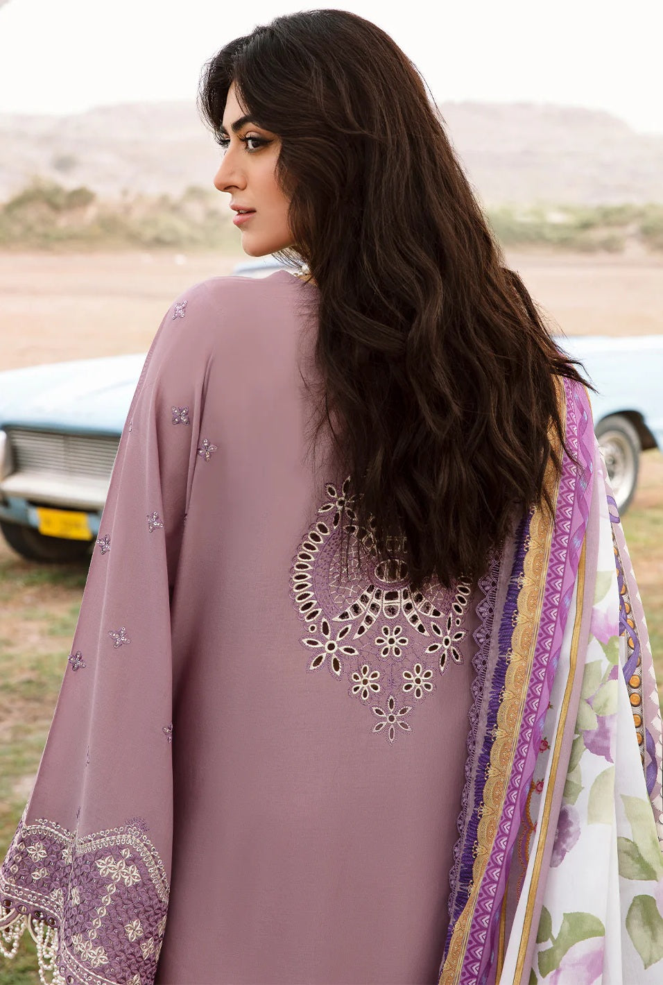 Bin Ilyas - Luxury Lawn Embroidered Unstitched 3