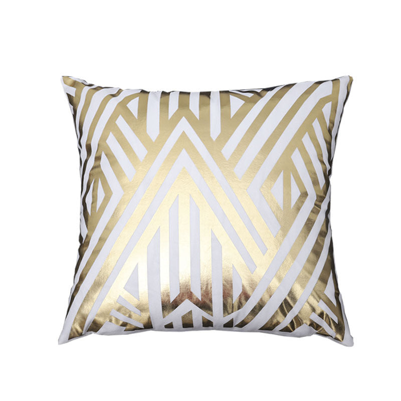 Gilding Geometric Pineapple Pillow Cover Minimalist Creative Pillow Cover