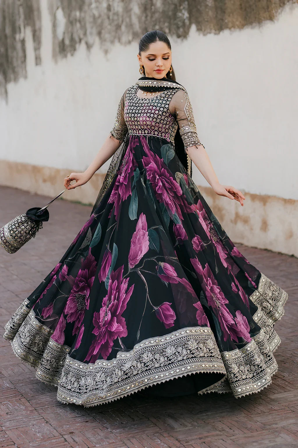 Iznik Luxury Chiffon Embroidered Collection Unstitched