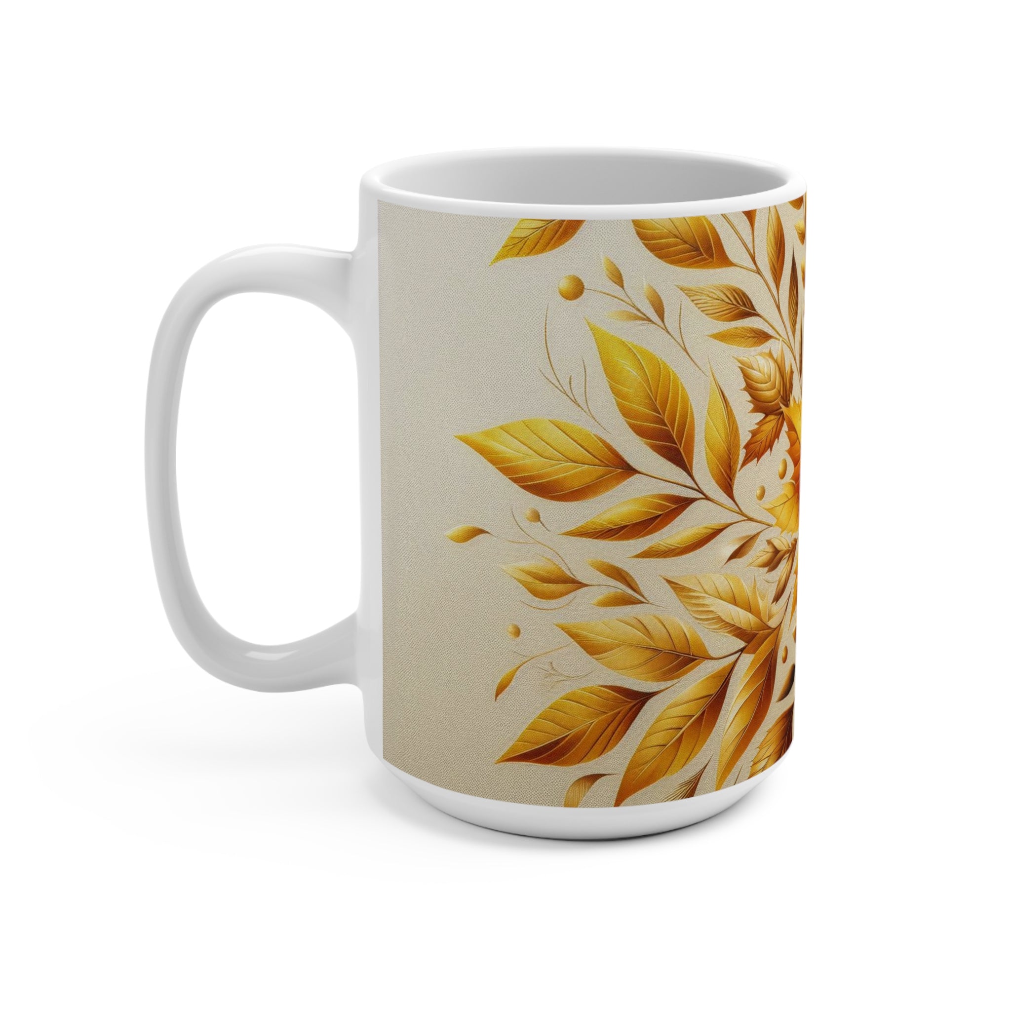 Flower Print Mug 15oz