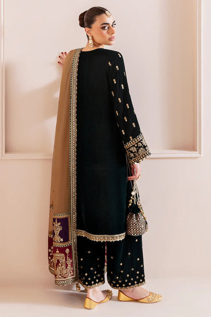 Jazmin Luxury Velvet Unstitched Collection CVF With Potli