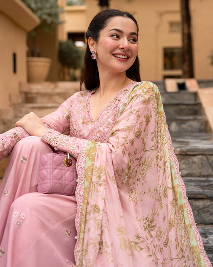 AYA Embroidered Luxury Lawn Unstitched 3Pc Suit - ASJA