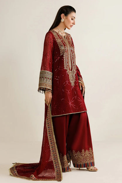 Jazmin Luxury Chiffon Embroidered 3Pc Unstitched Suit