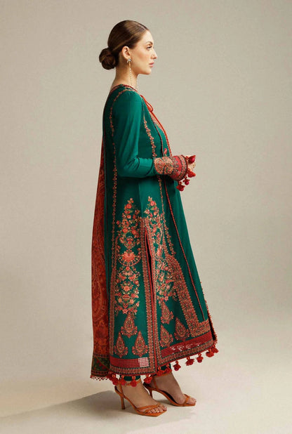 Hussain Rehar - Luxury Lawn Embroidered 3 Piece Unstitched - Marjaan