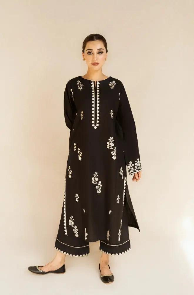 Urge 2PC Unstitched Lawn Embroidered Shirt with Embroidered Trousers