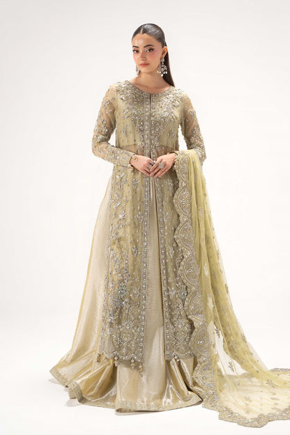 Mari B Luxury Embroidered Organza Unstitched 3Pc Suit Serelia