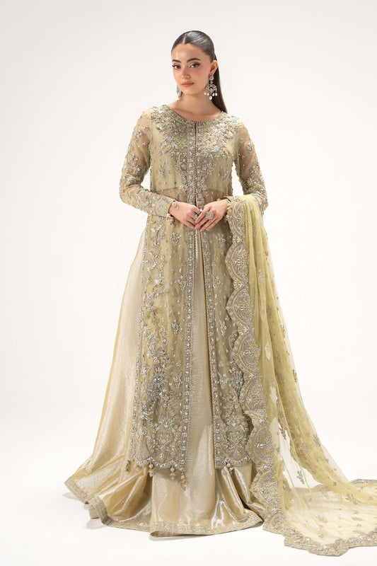 Mari B Luxury Embroidered Organza Unstitched 3Pc Suit Serelia