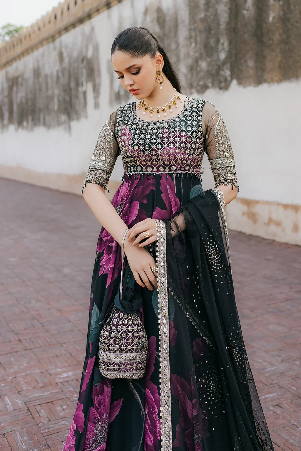 Iznik Luxury Chiffon Embroidered Collection Unstitched