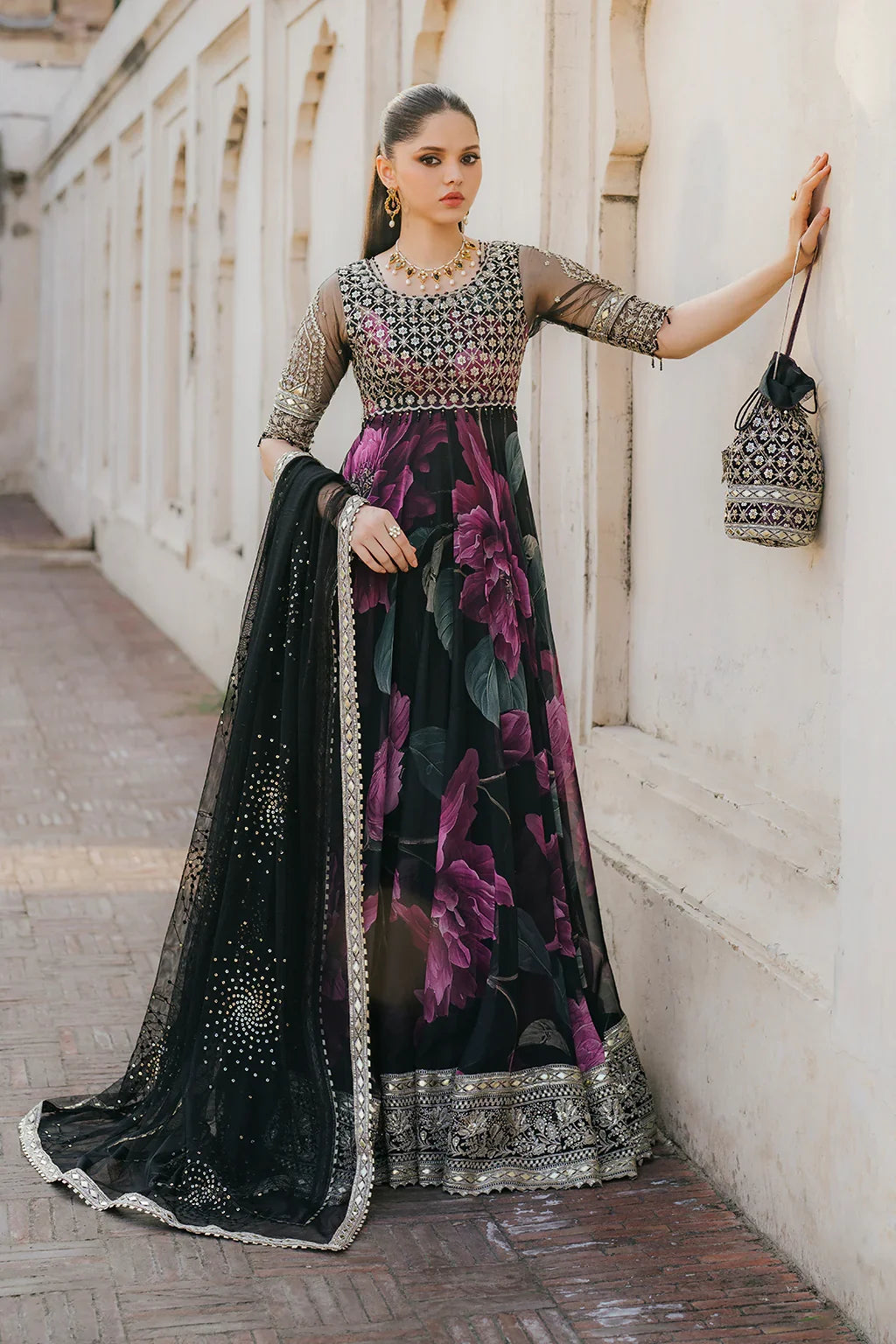 Iznik Luxury Chiffon Embroidered Collection Unstitched