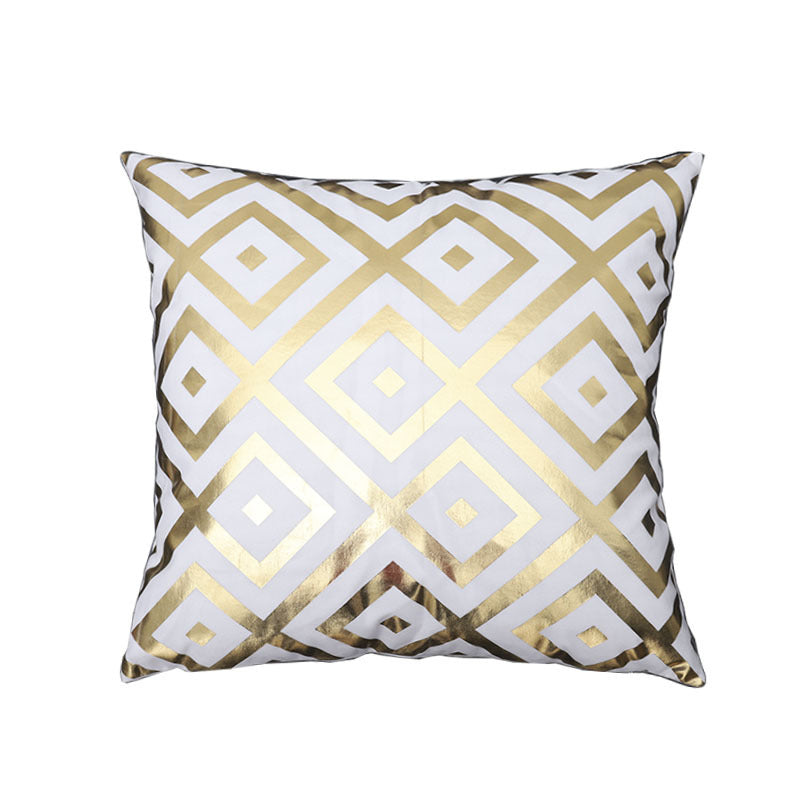 Gilding Geometric Pineapple Pillow Cover Minimalist Creative Pillow Cover