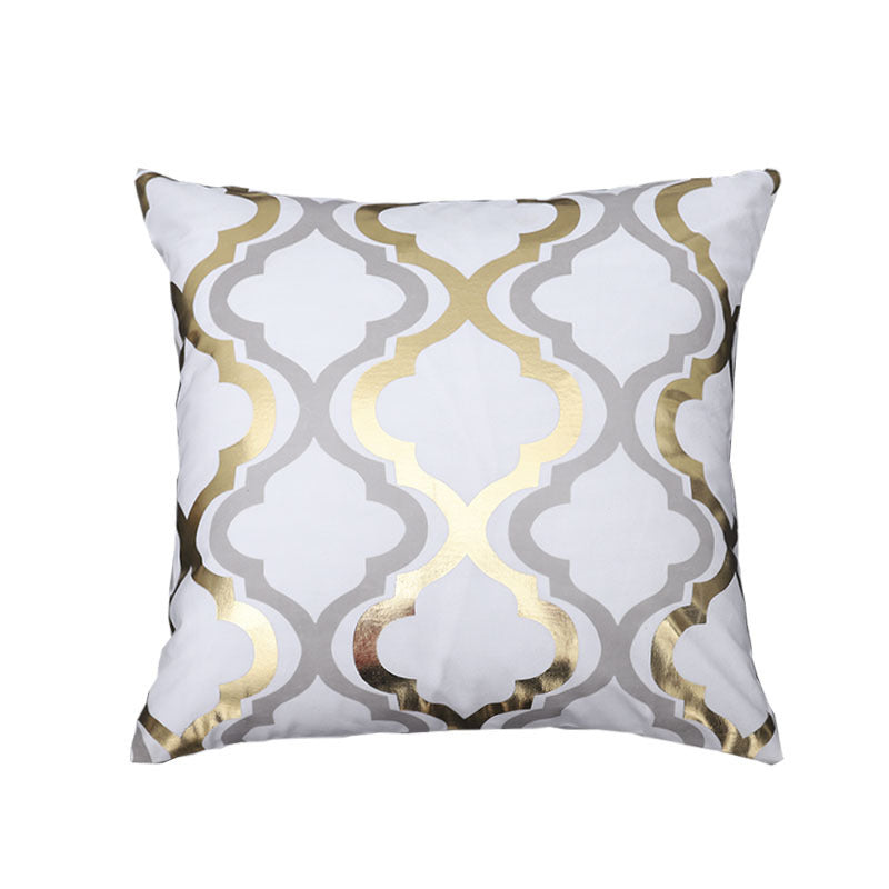 Gilding Geometric Pineapple Pillow Cover Minimalist Creative Pillow Cover