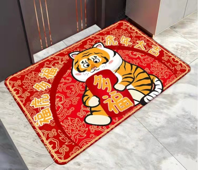 Absorbent Floor Mat Bedroom Cartoon Rug