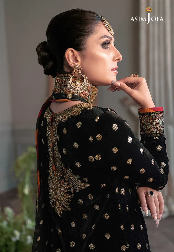 Asim Jofa - The Ayeza Edit Makhmal Royal Velvet Collection Unstitched 3 Pc