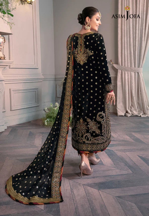 Asim Jofa - The Ayeza Edit Makhmal Royal Velvet Collection Unstitched 3 Pc