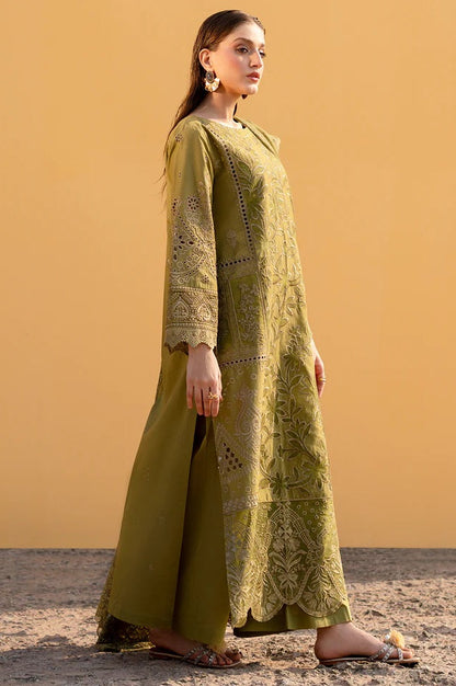 Mahnur - Luxury Lawn Embroidered Unstitched 3 Piece - Adrienne