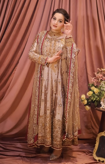 Haris Shakeel Mesuri Hand Embellished & Embroidered Maxi