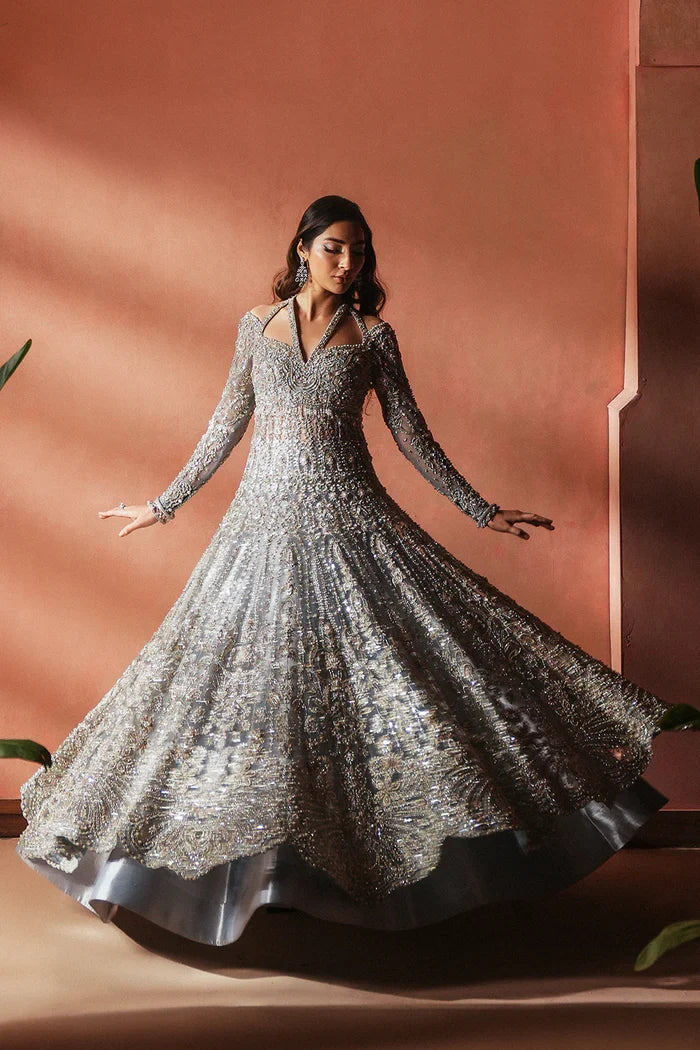 Soraya ANNE Net Hand Embellished & Embroidered Maxi