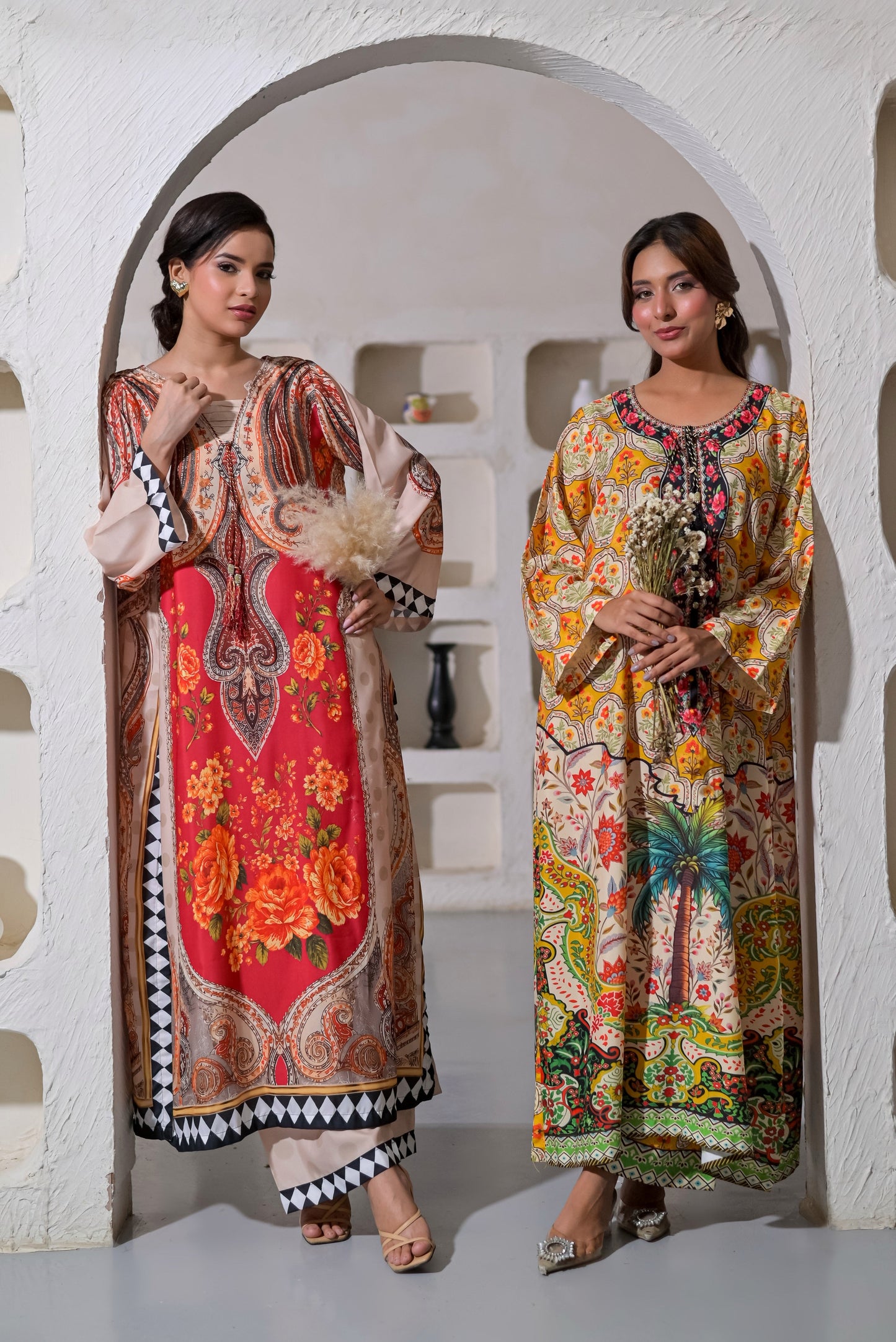 Poshkari Luxury Blended Raw Silk Embroidered 2Pc Stitched Suit