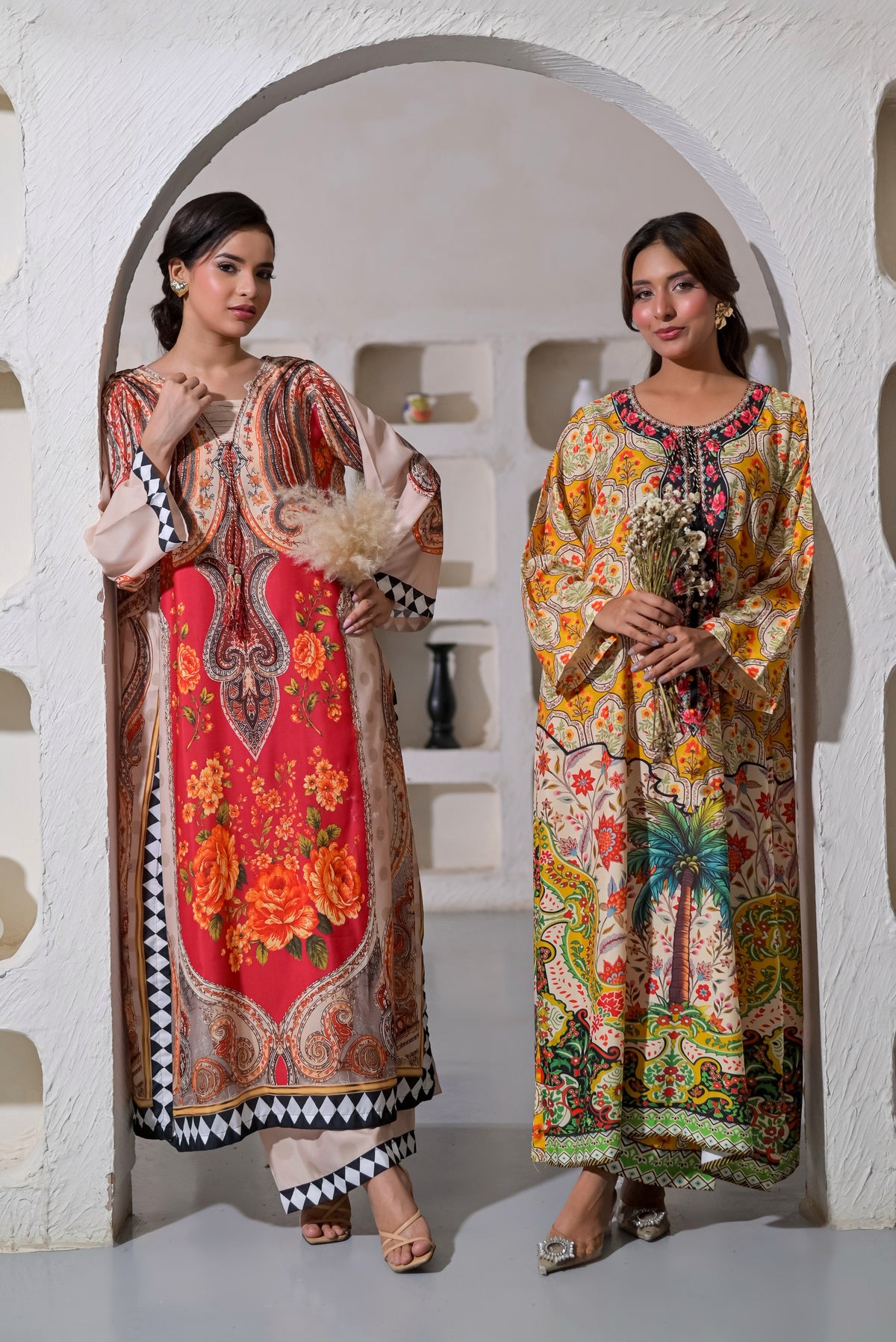 Poshkari Luxury Blended Raw Silk Embroidered 2Pc Stitched Suit