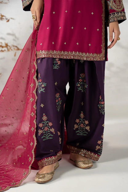 Maria.B - Luxury Raw Silk Embroidered 3 Piece Unstitched