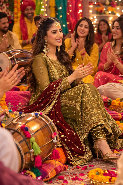 Asim Jofa Luxury Chiffon Embroidered Unstitched Suit