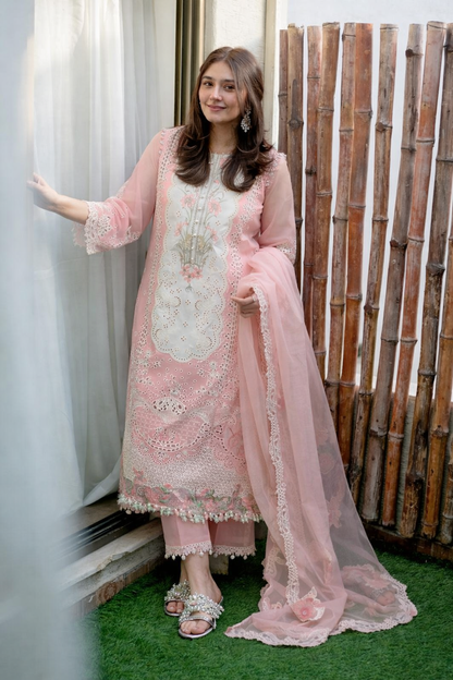 Bin Ilyas Luxury Lawn Embroidered 3 Piece Unstitched KLARA