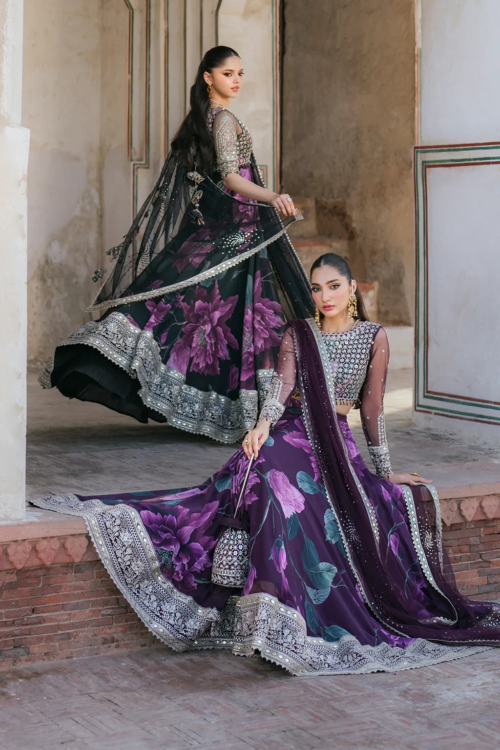 Iznik Luxury Chiffon Embroidered Collection Unstitched