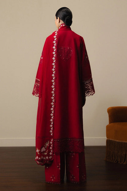 Zara Shahjahan - Lawn Embroidered 3 Piece Unstitched - AKARI