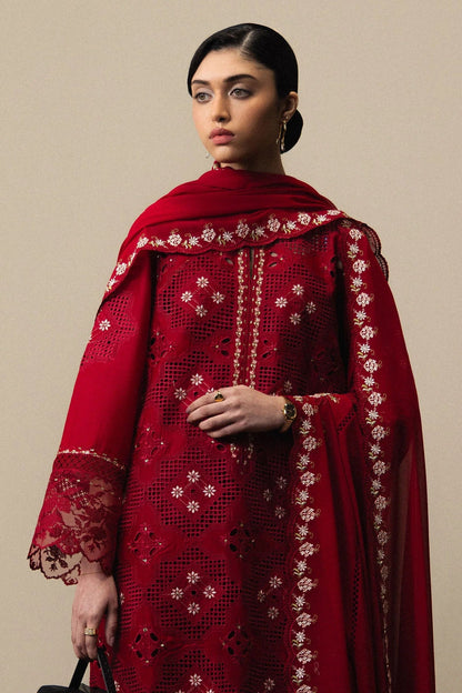 Zara Shahjahan - Lawn Embroidered 3 Piece Unstitched - AKARI