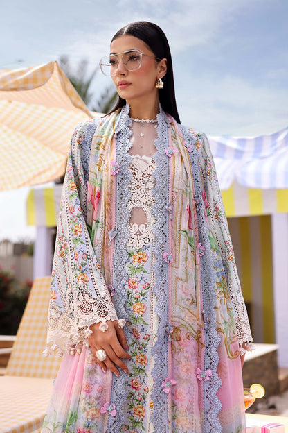 Maria B Luxury Embroidered Lawn 3Pc Unstitched Suit