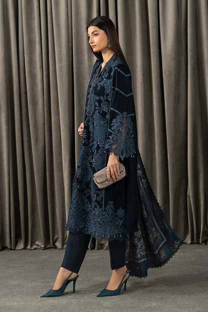 Maria B Luxury Embroidered Velvet 3Pc Unstitched Suit