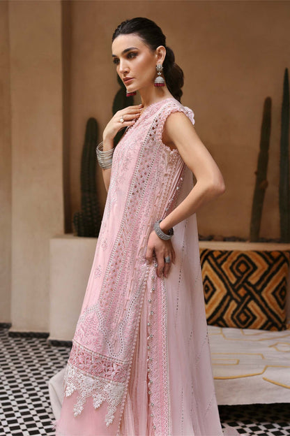 Maria.B - Luxury Lawn Embroidered 3 Piece Unstitched - D