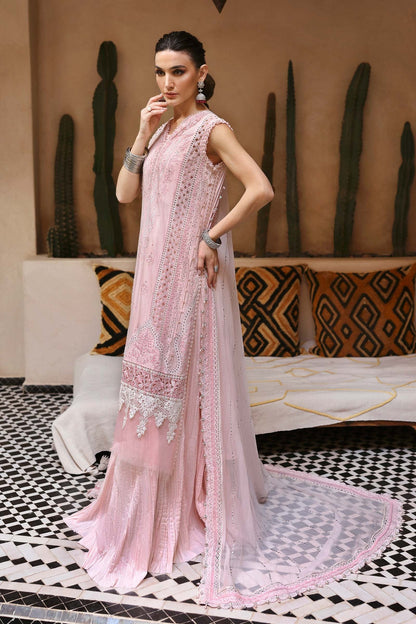 Maria.B - Luxury Lawn Embroidered 3 Piece Unstitched - D