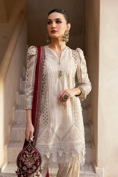 Maria.B - Luxury Lawn Embroidered 3 Piece Unstitched - D