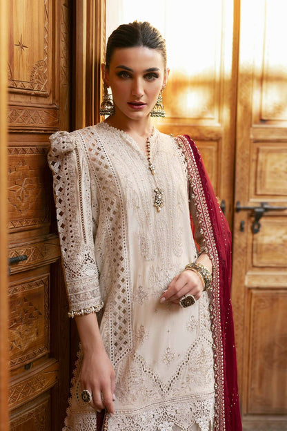 Maria.B - Luxury Lawn Embroidered 3 Piece Unstitched - D