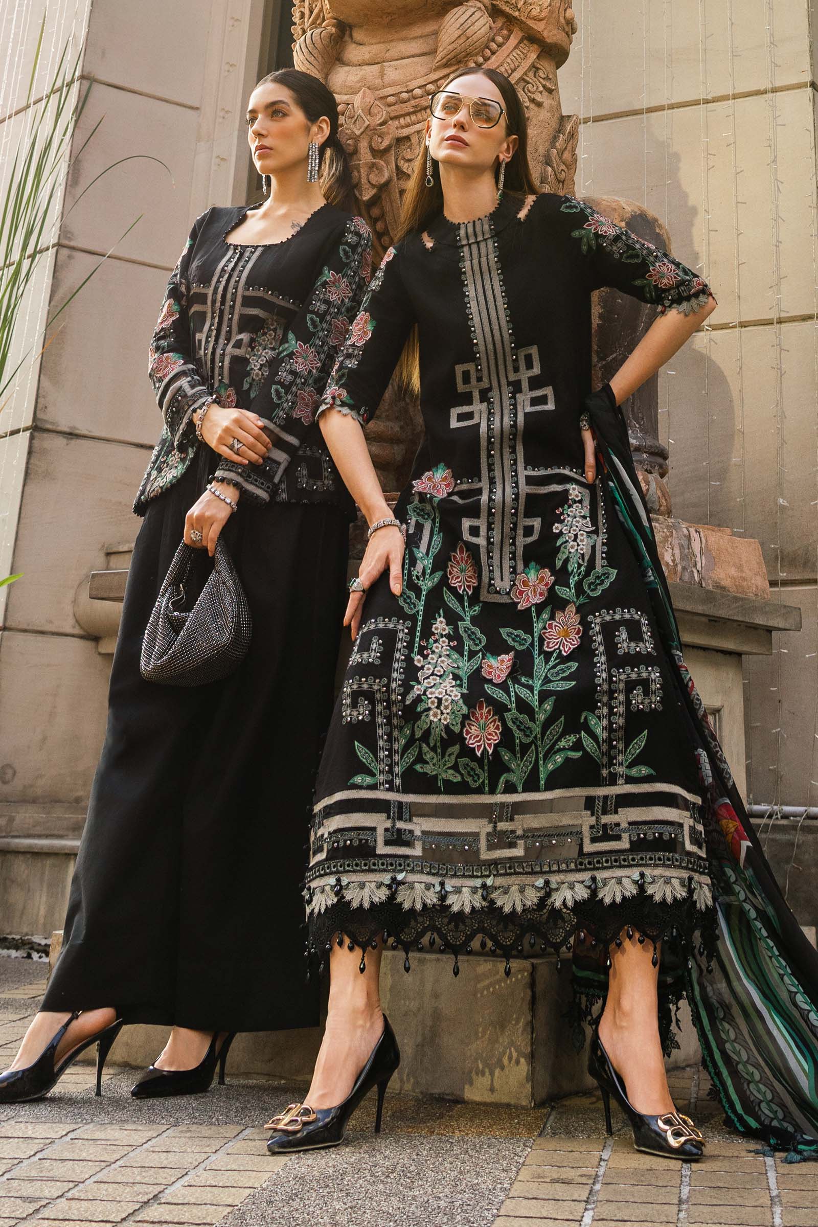 Maria B Luxury Embroidered Lawn 3Pc Unstitched Suit