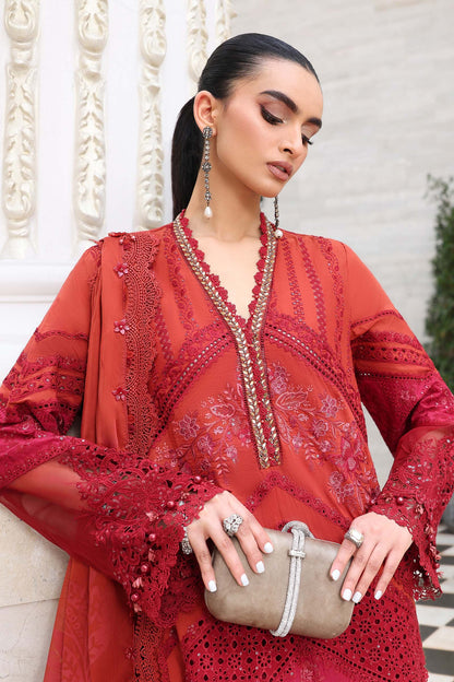 Maria B Luxury Embroidered Lawn 3Pc Unstitched / Stitched Suit