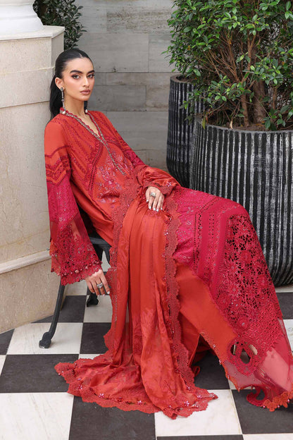 Maria B Luxury Embroidered Lawn 3Pc Unstitched / Stitched Suit