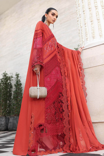Maria B Luxury Embroidered Lawn 3Pc Unstitched / Stitched Suit