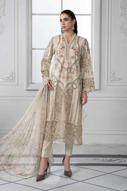 Maria.B Luxury Lawn Embroidered 3 Piece Unstitched Eid Collection