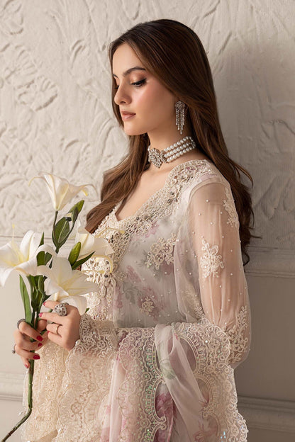 Maria.B Luxury Chiffon Embroidered 3 Pc Unstitched Collection